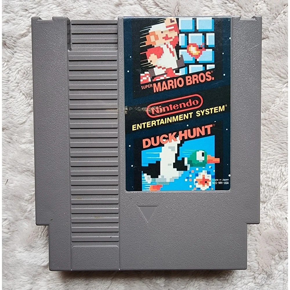 Vintage Nintendo NES Super Mario Bros Duck Hunt Game 1985 NES-MH-USA Cartridge
